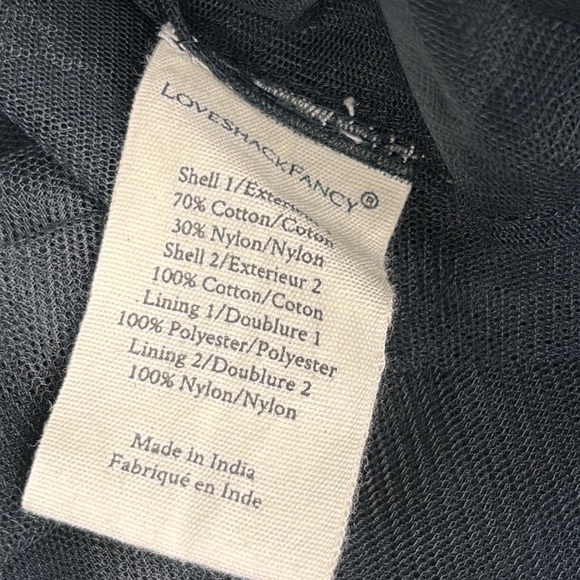 NWT LoveShackFancy Jaylen Strapless Dress | Black Embroidered Tulle | Size 0 - Picture 11 of 16